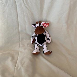 Cute Ty Beanie Baby Cow
